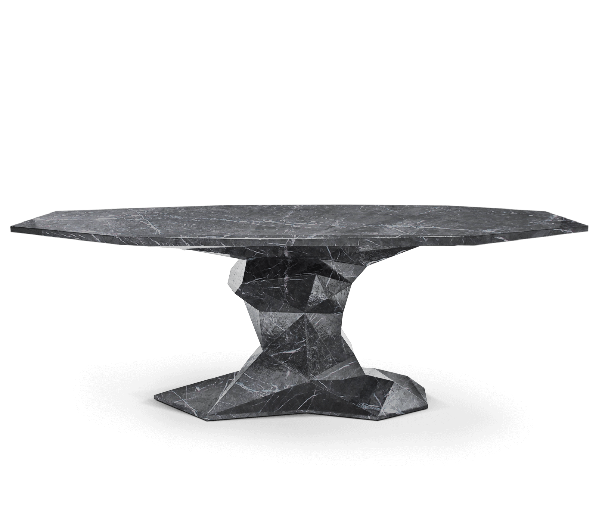 Bonsai Faux-Marble Luxe Dining Table