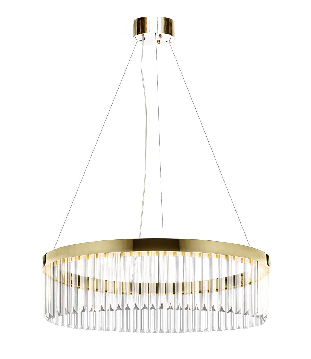Gold Ring Chandelier