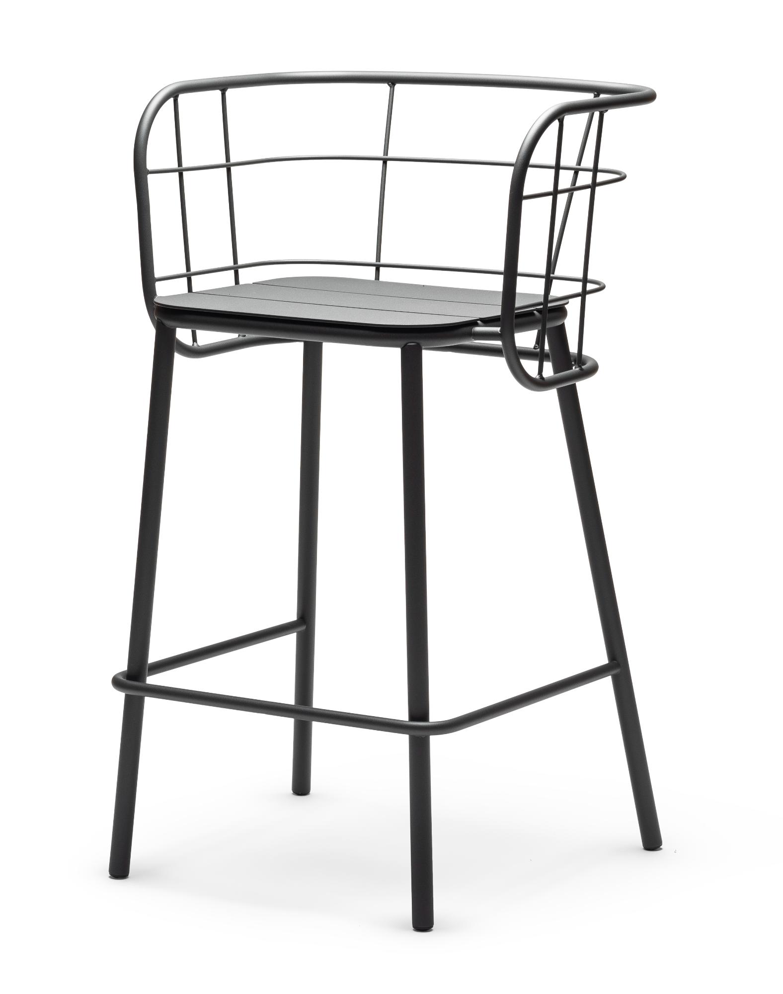 Jujube SG Anthracite Outdoor Bar Chair