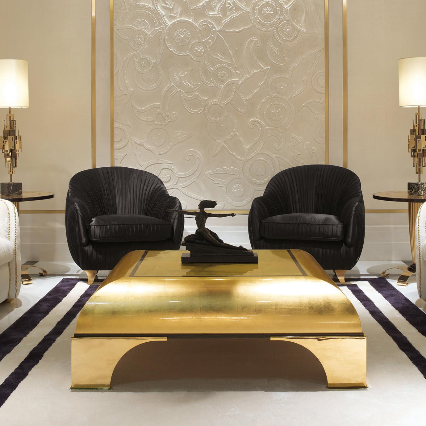 Gold Leaf Goffee Table