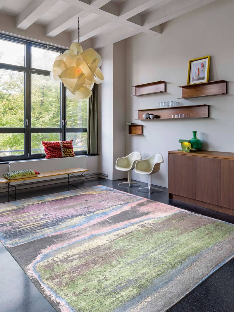 Multicolor Hand-Woven Rug