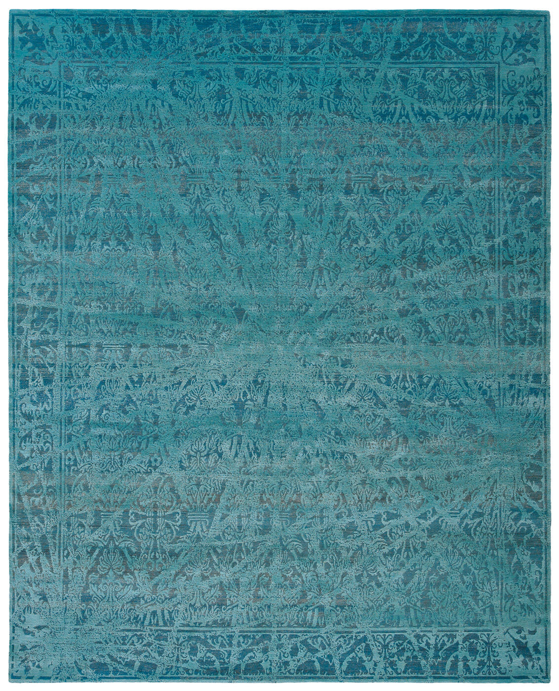 Alcazar Hand-knotted Blue Rug