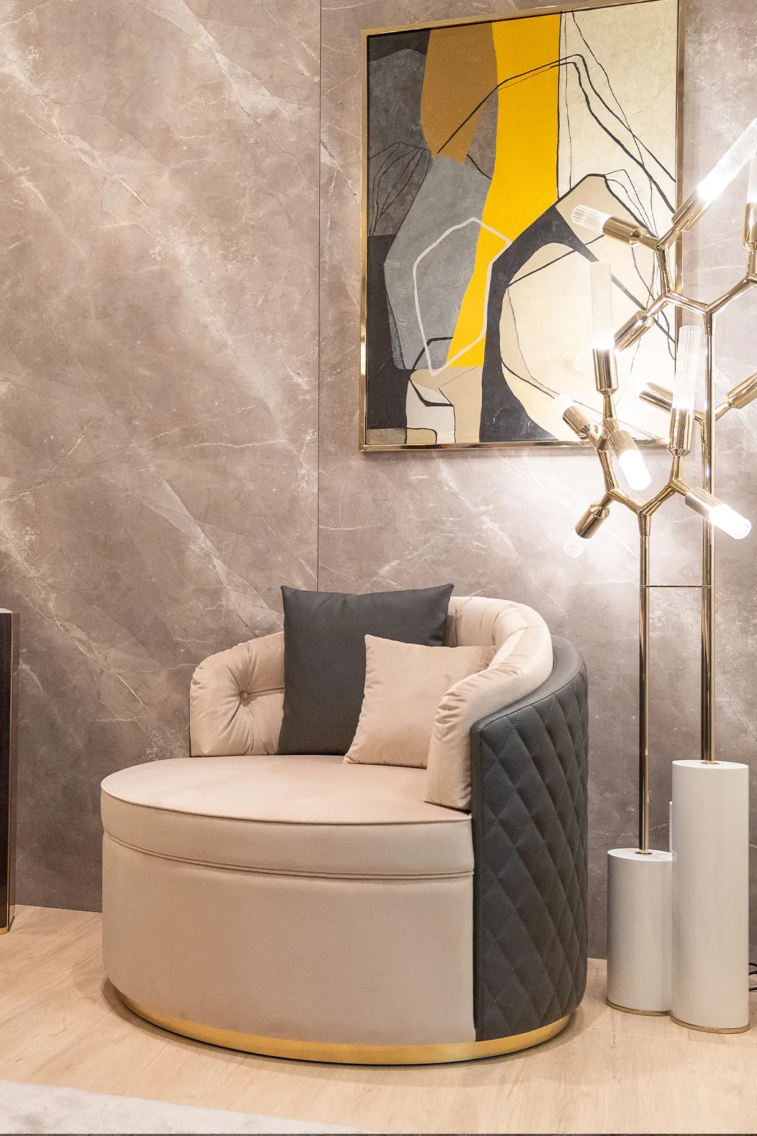 Luxe Swivel Armchair - 9