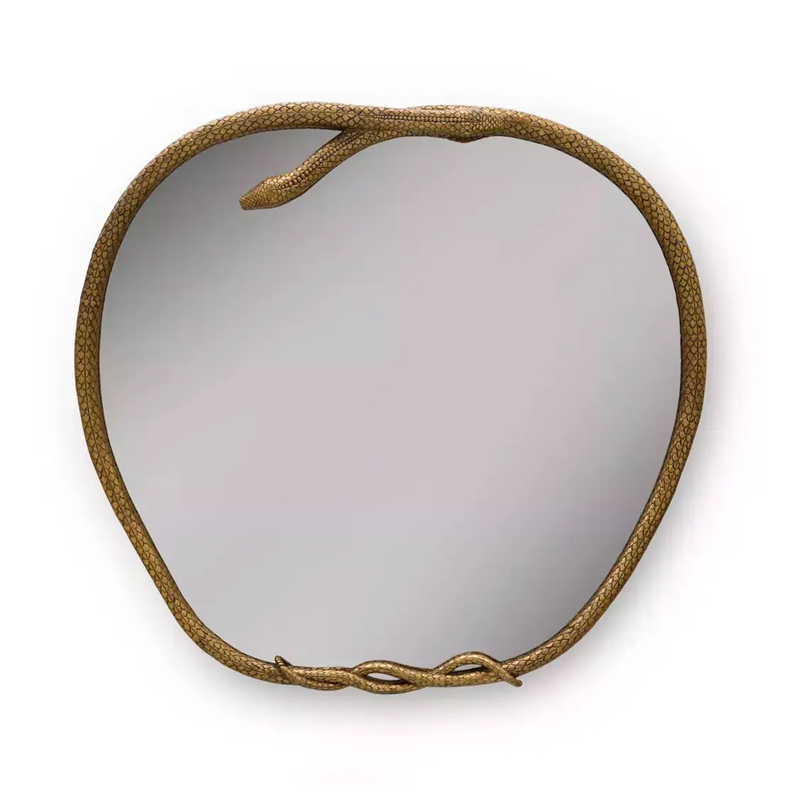 Serpentine Apple-Shaped Mirror