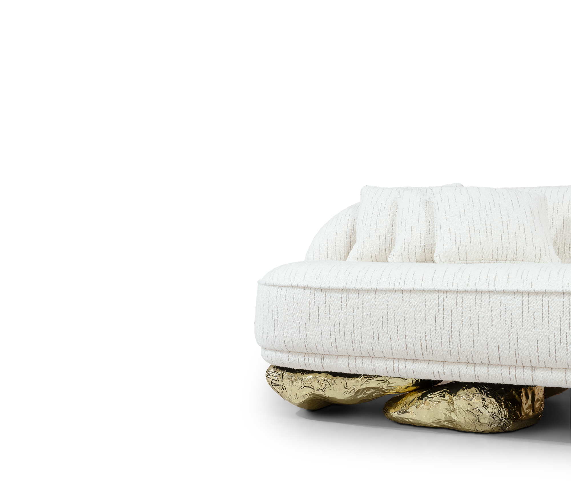Angora White Sofa