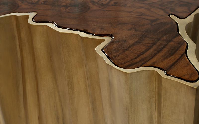Natural Edge Side Table Big