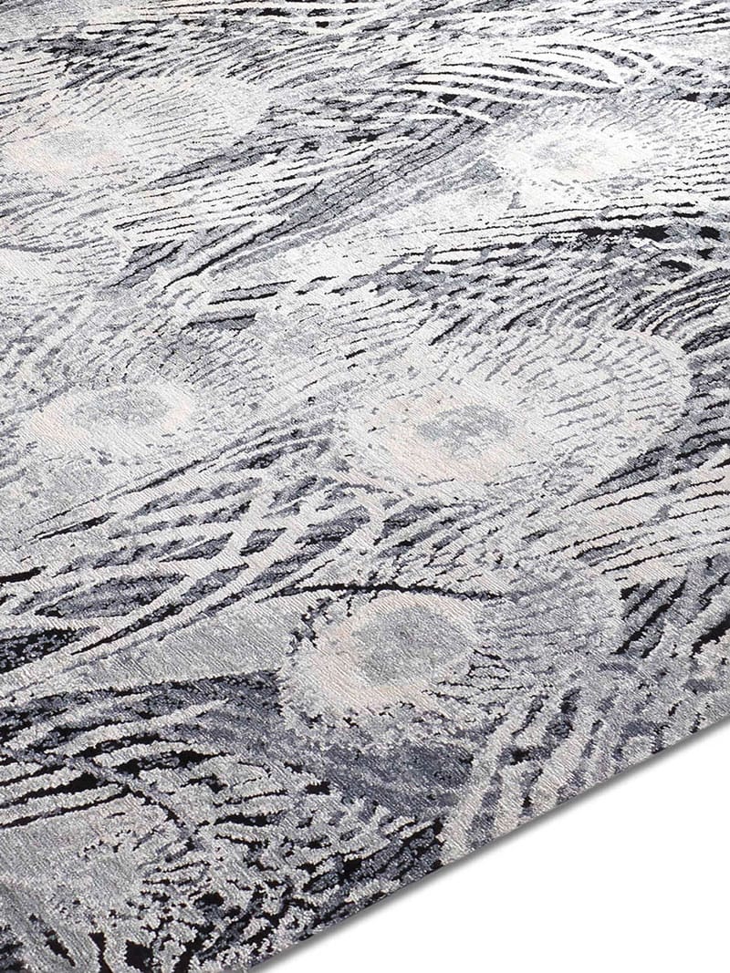 Feathers BlueGrey | Size: 9' 10