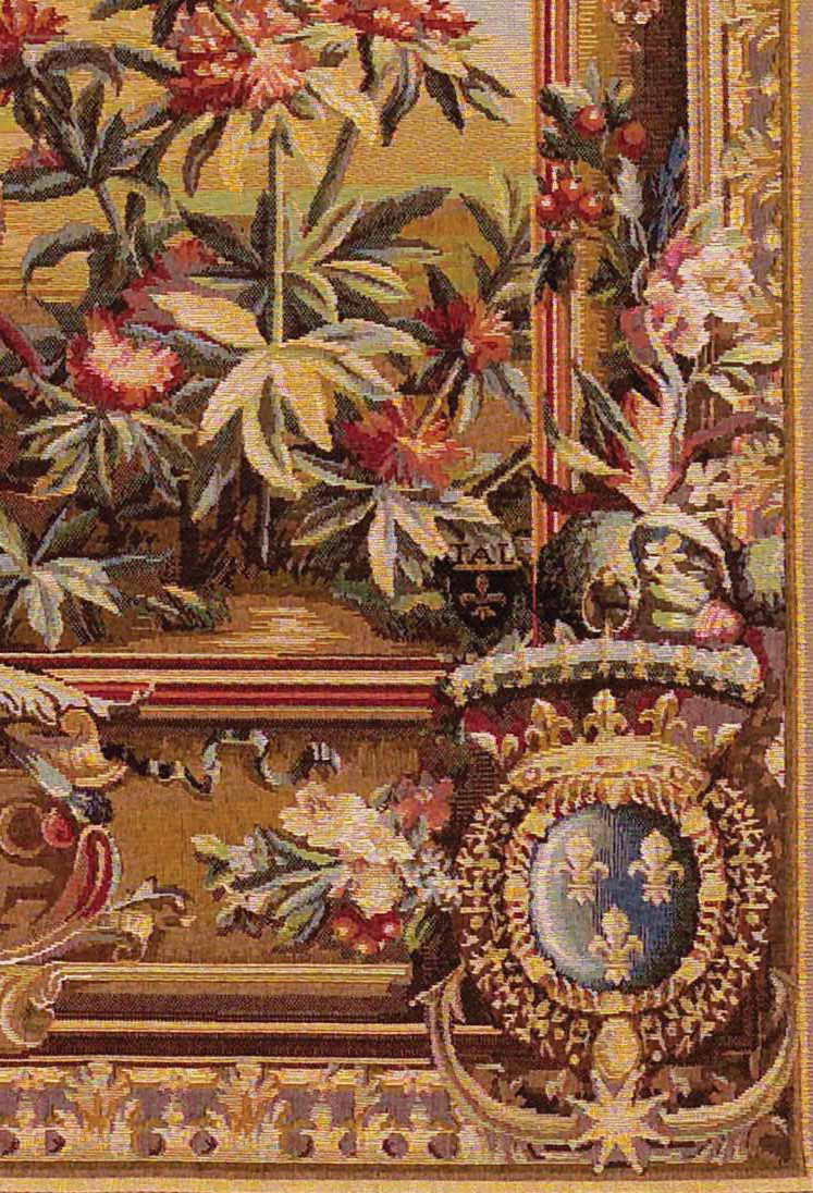 The Pineapple Harvest - Basket Panel Tapestry