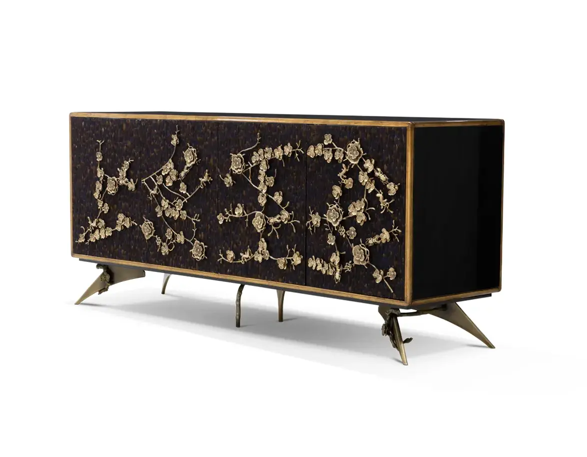 Mirage Purple Feather Cabinet