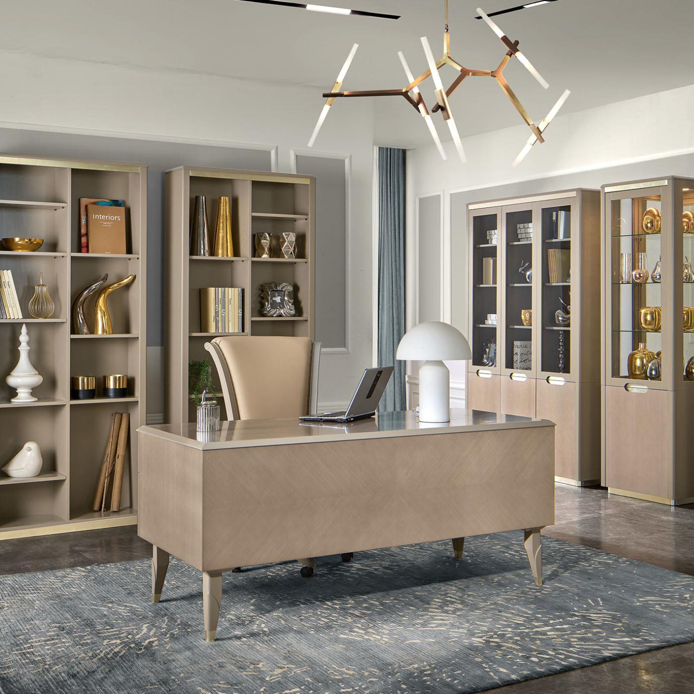 Writing Desk with Champagne Handles