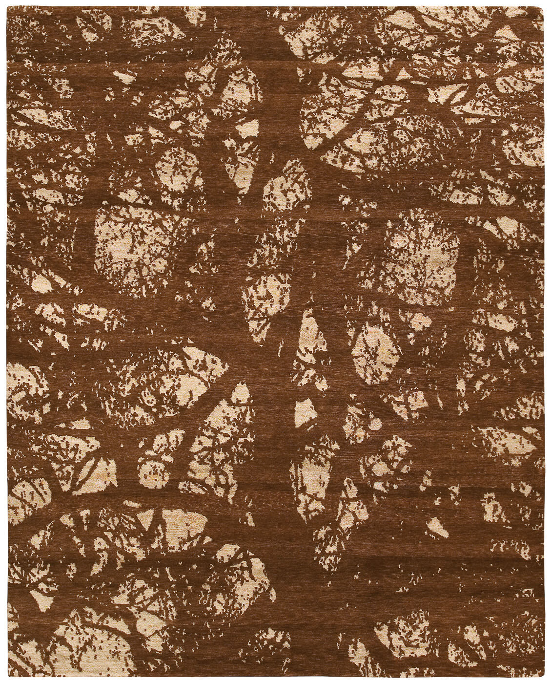 Giant Tree Brown Hand-Knotted Rug