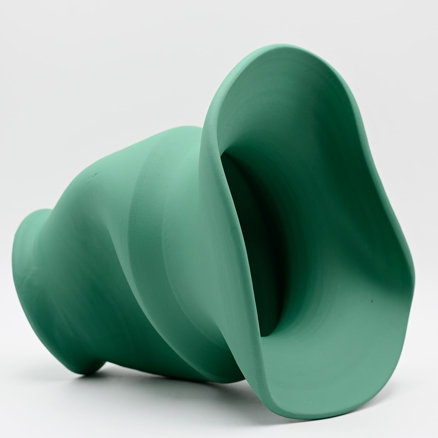 Green Hand Sculptured Vase