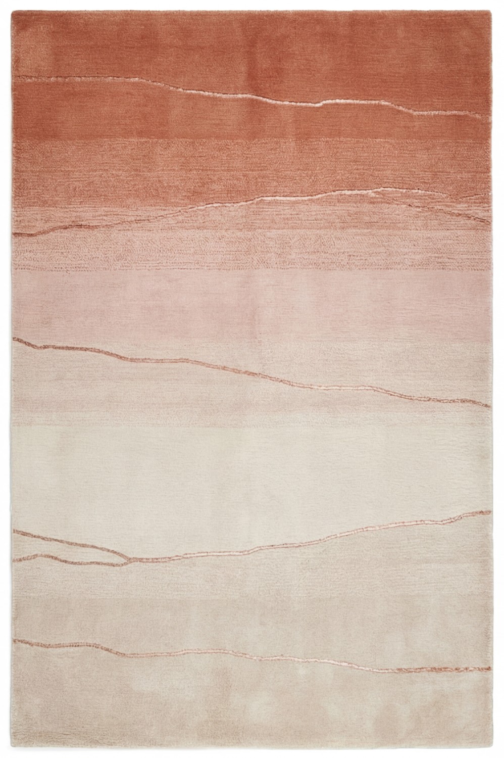 Horizon Gradient Rose Artisan Rug