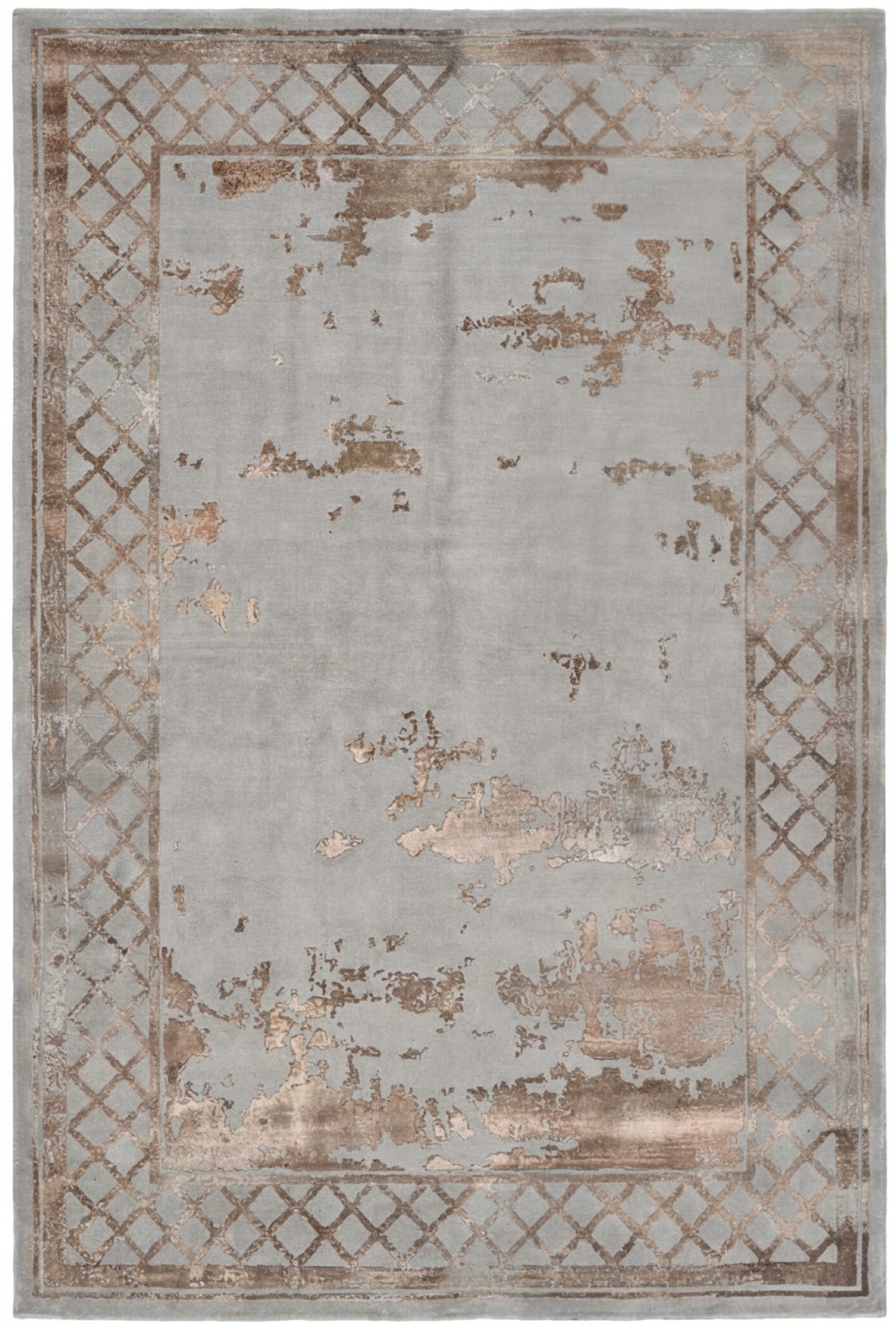 Grey Patina Handcrafted Rug