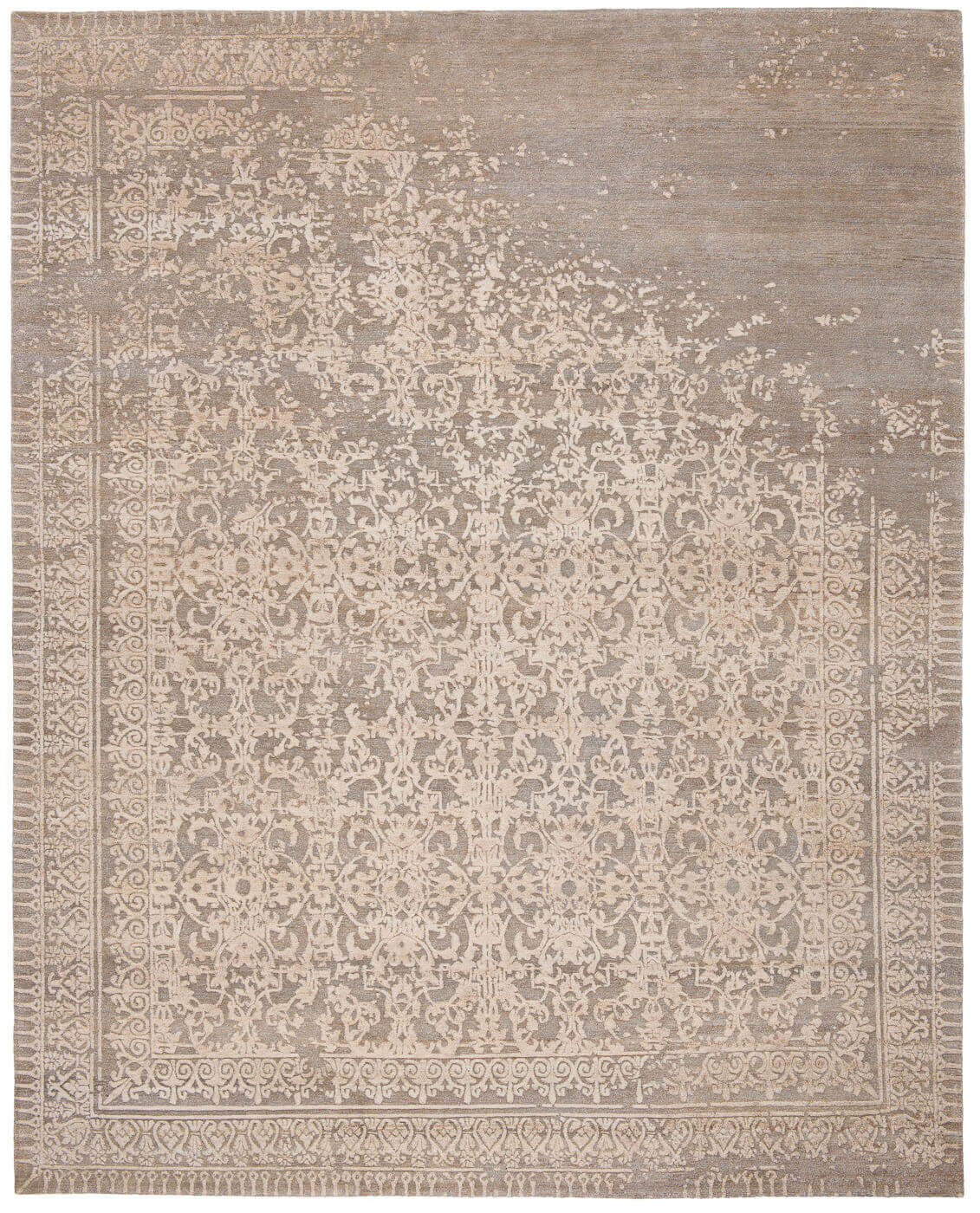 Exclusive Hand-Knotted Rug Ferrara Beige