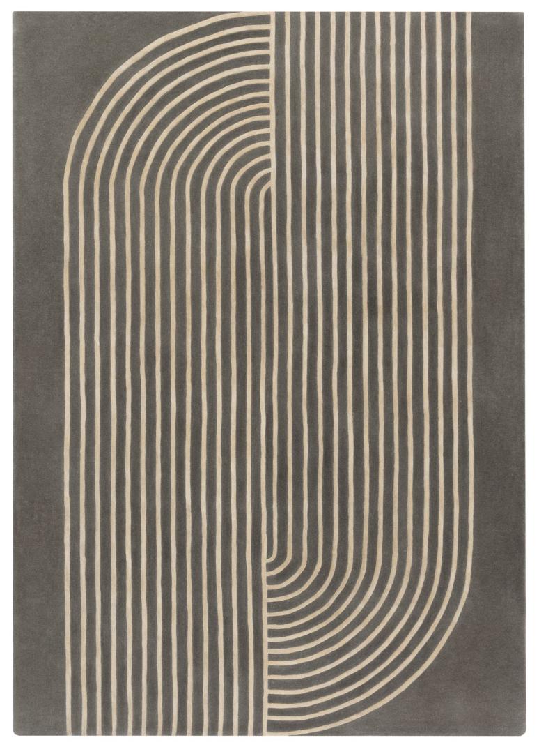 Stripes Iron Modern Rug