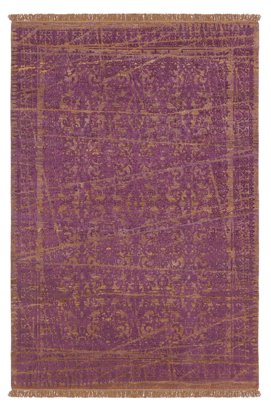 Ferrara Hand-knotted Purple Rug