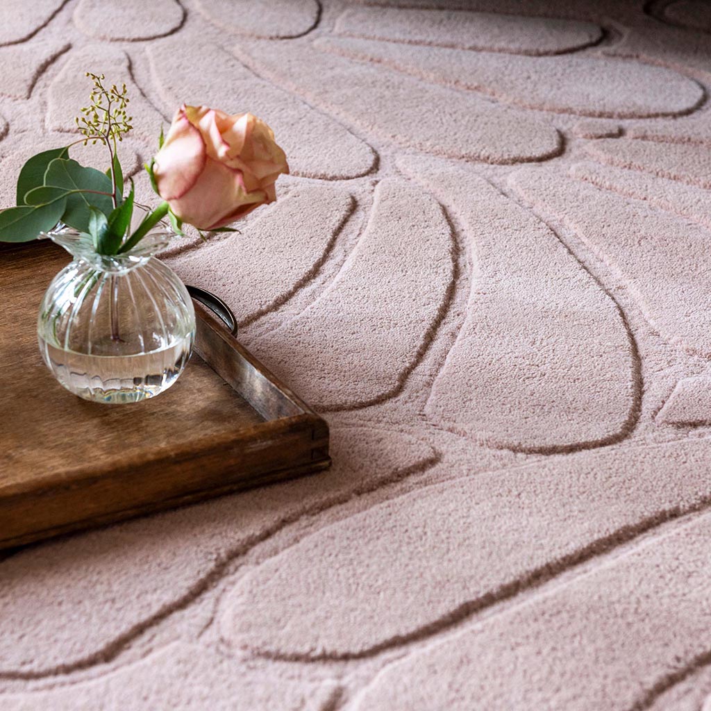Chalk Pink Petals Rug