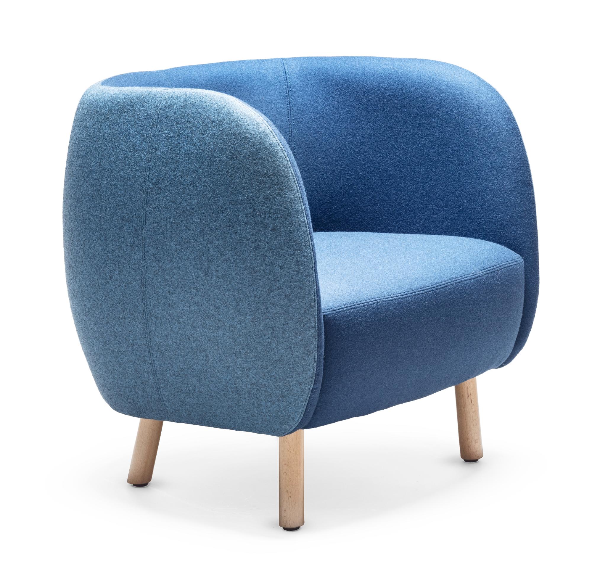Mousse P Blue Armchair