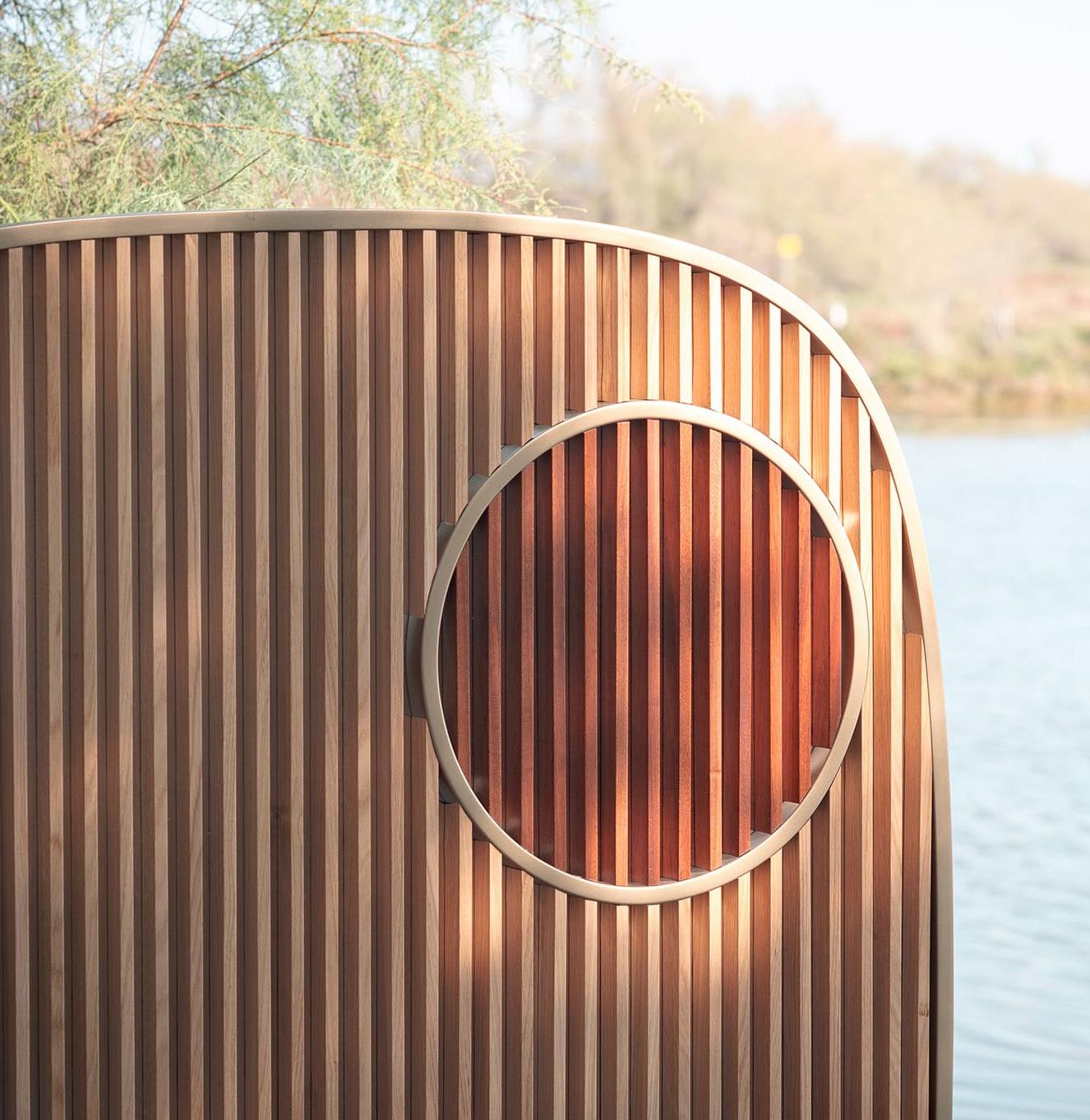 Sculptural Perspective Mirror