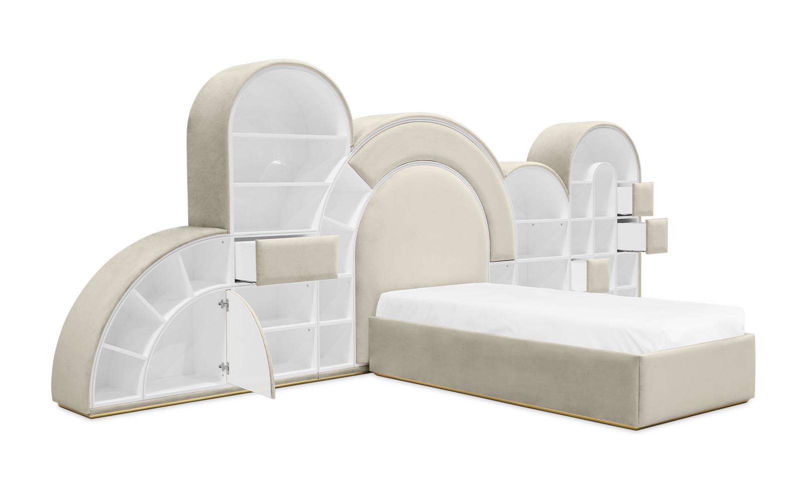 Bubblegum Marshmallow Cream Bed