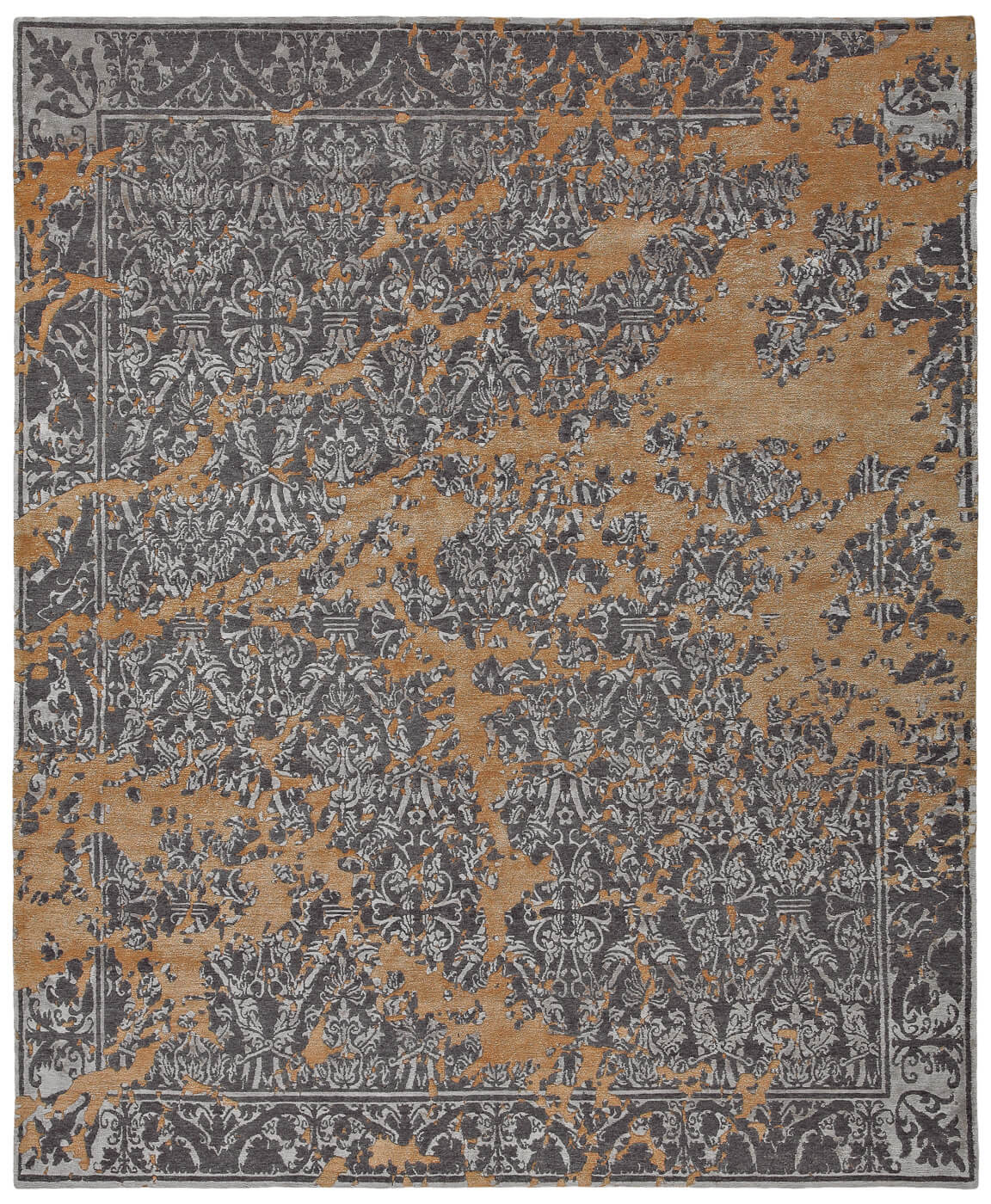 Alcazar Hand-knotted Grey Rug