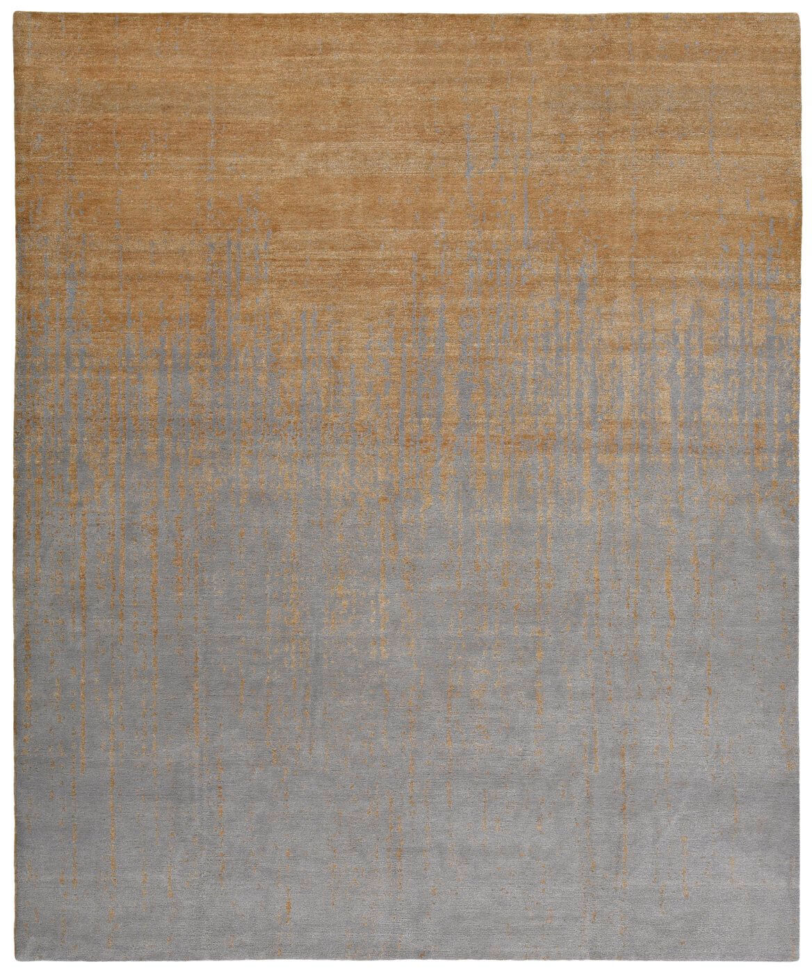 Vendetta Beige Grey Hand-knotted Rug