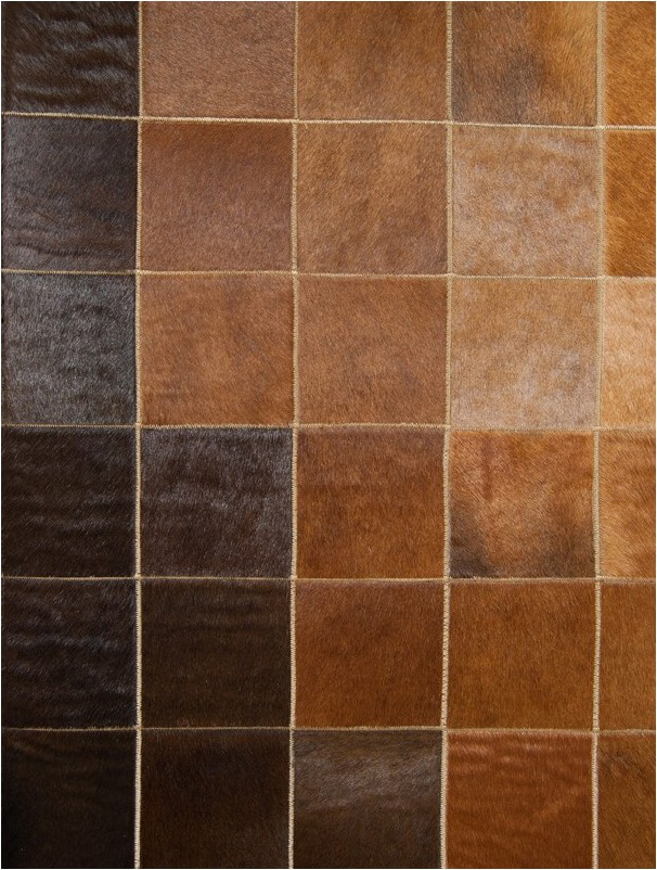 Florina Cowhide Brown Rug