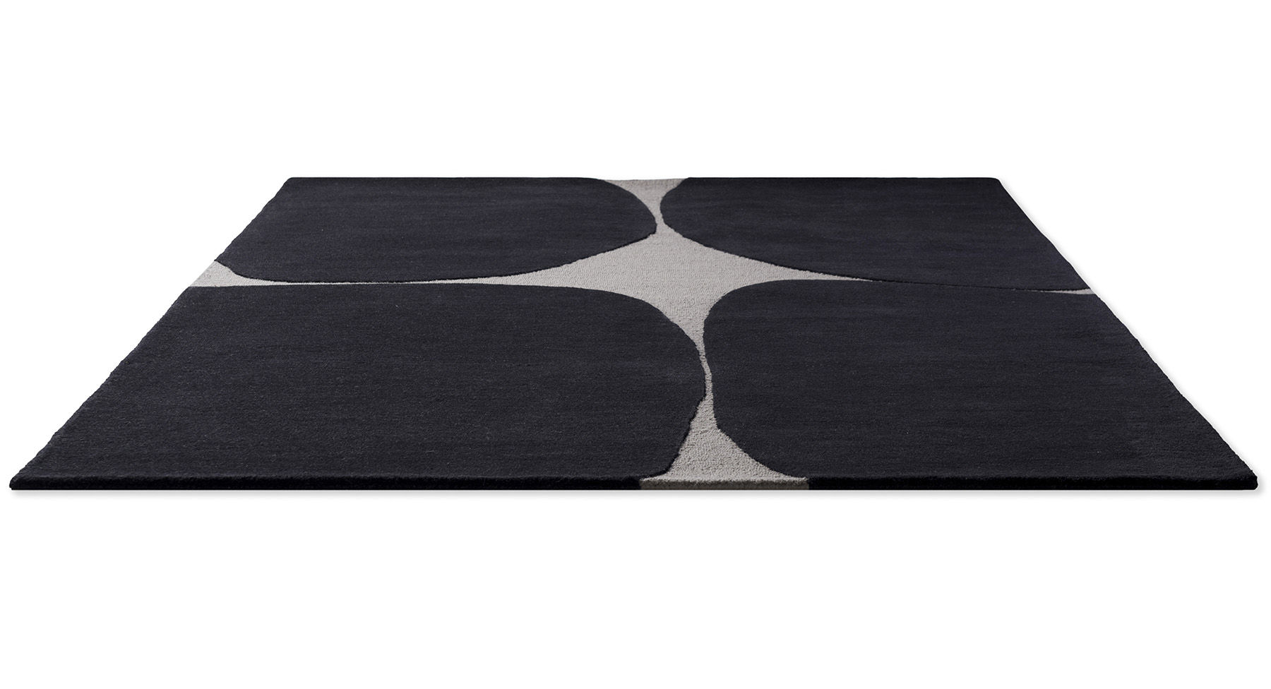 Decor Bruta Off-Black Handwoven Rug