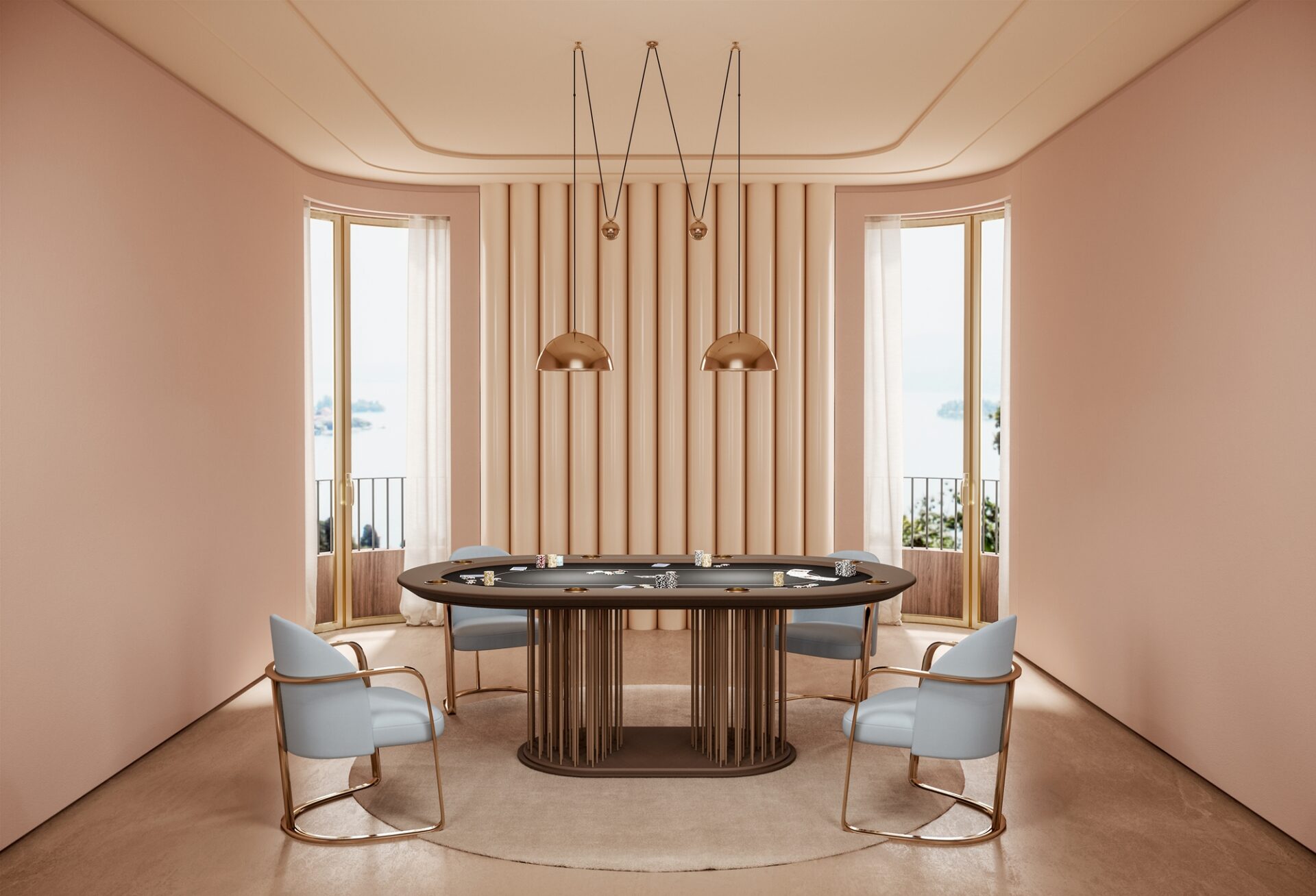 Shanghai Poker Table