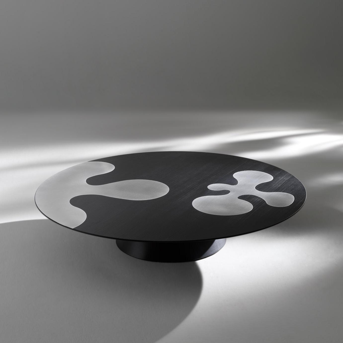 Black Round Coffee Table