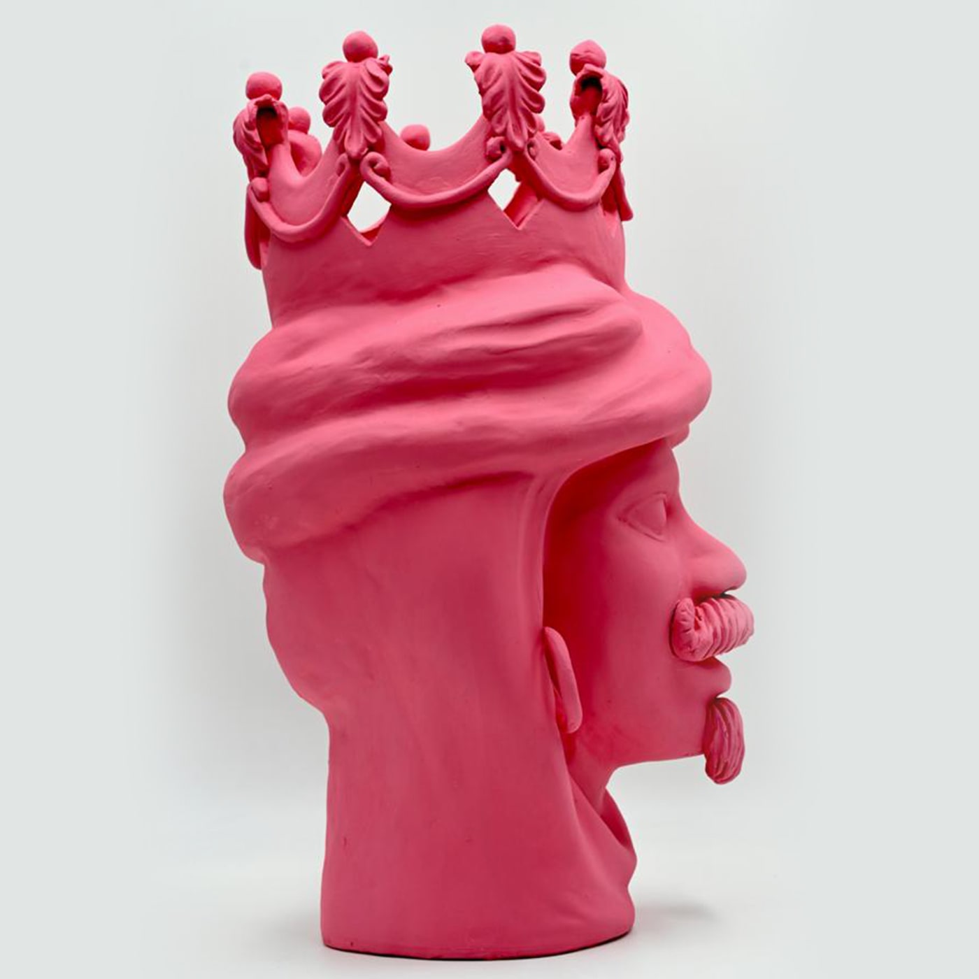 Moor's Head Pink Sculpture