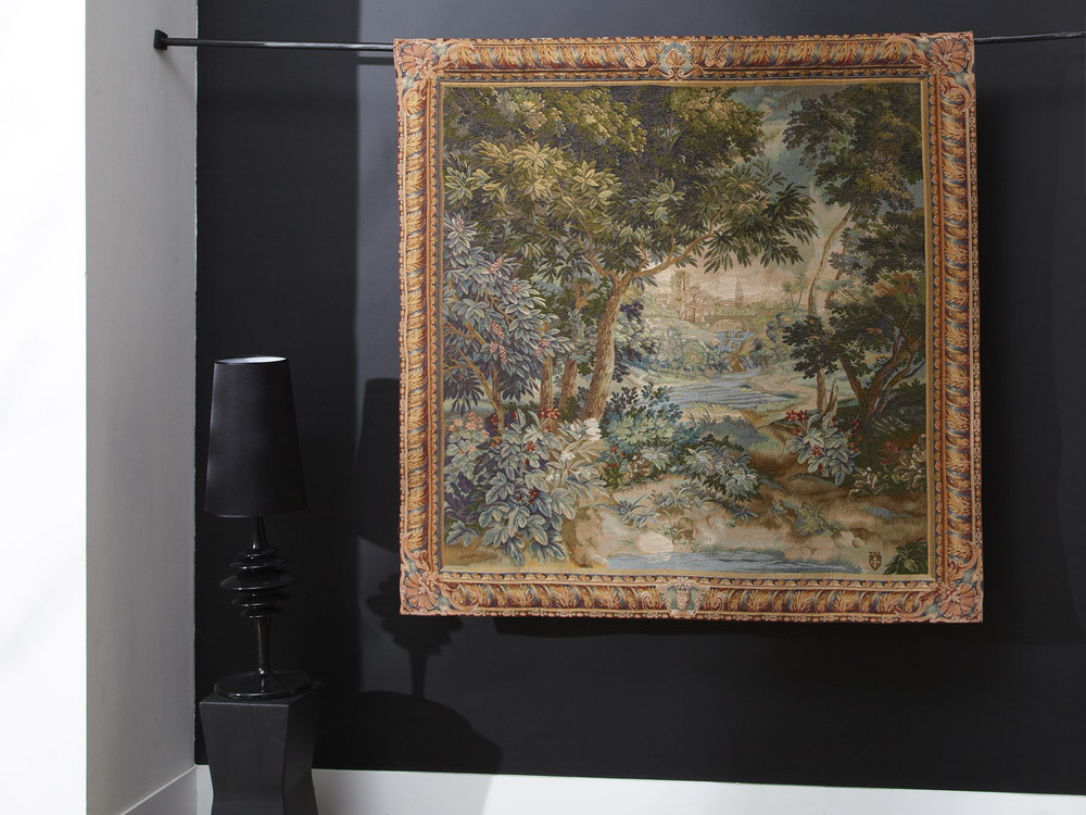 Verdure Cascade (Square) Tapestry