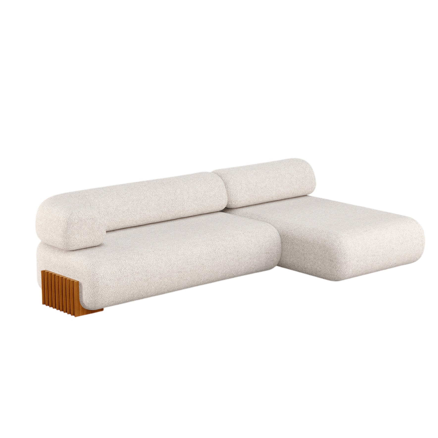 Carmel Wood Modular Sofa