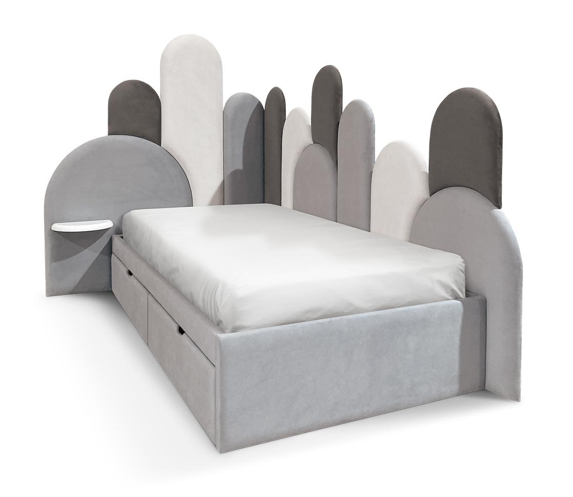 Cozy Haven Corner Bed | Configuration: 1 Drawer | Mattress Size: 150 x 200 cm