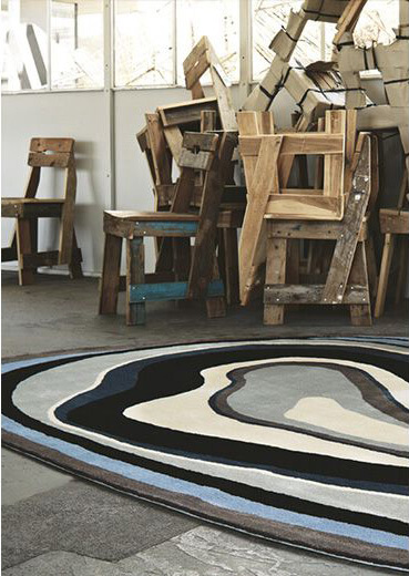 Xian Slice Handmade Rug | Size: 5' 7