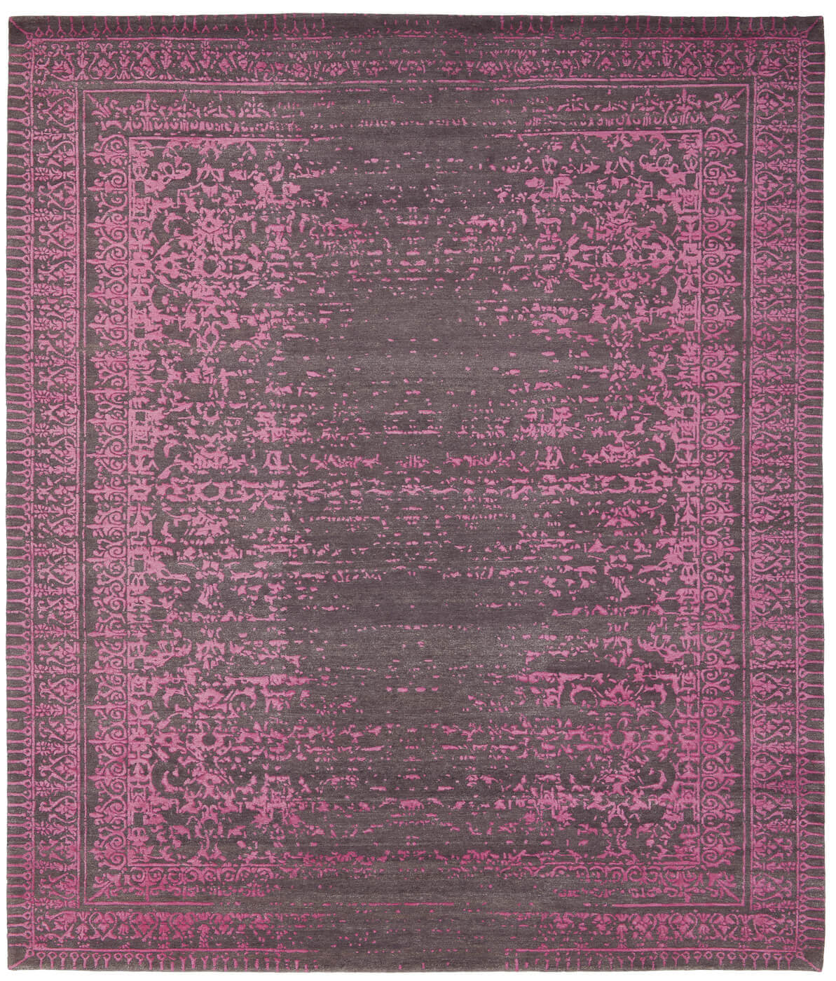 Wool / Silk Ferrara Pink Rug