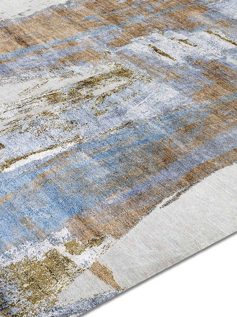 Gold Rust Luxury Handmade Rug