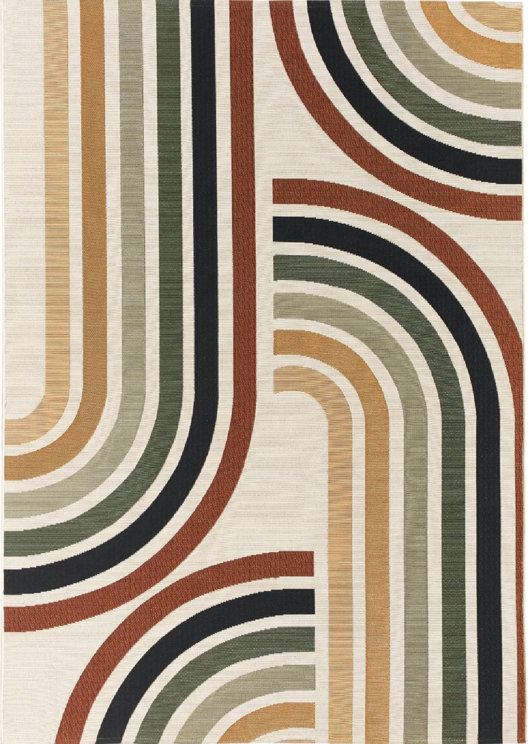 Amazzonia Multi Outdoor Rug ☞ Size: 5' 3" x 7' 7" (160 x 230 cm)