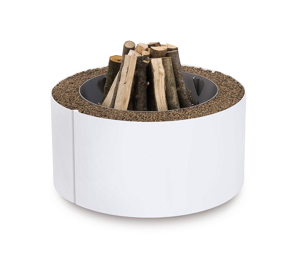 Mangiafuoco White Garden Fire Pit