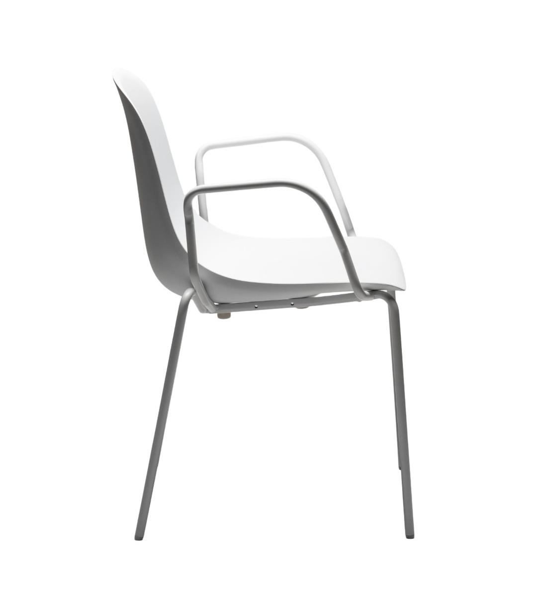 Gotham P White Chair (2-Piece Set)
