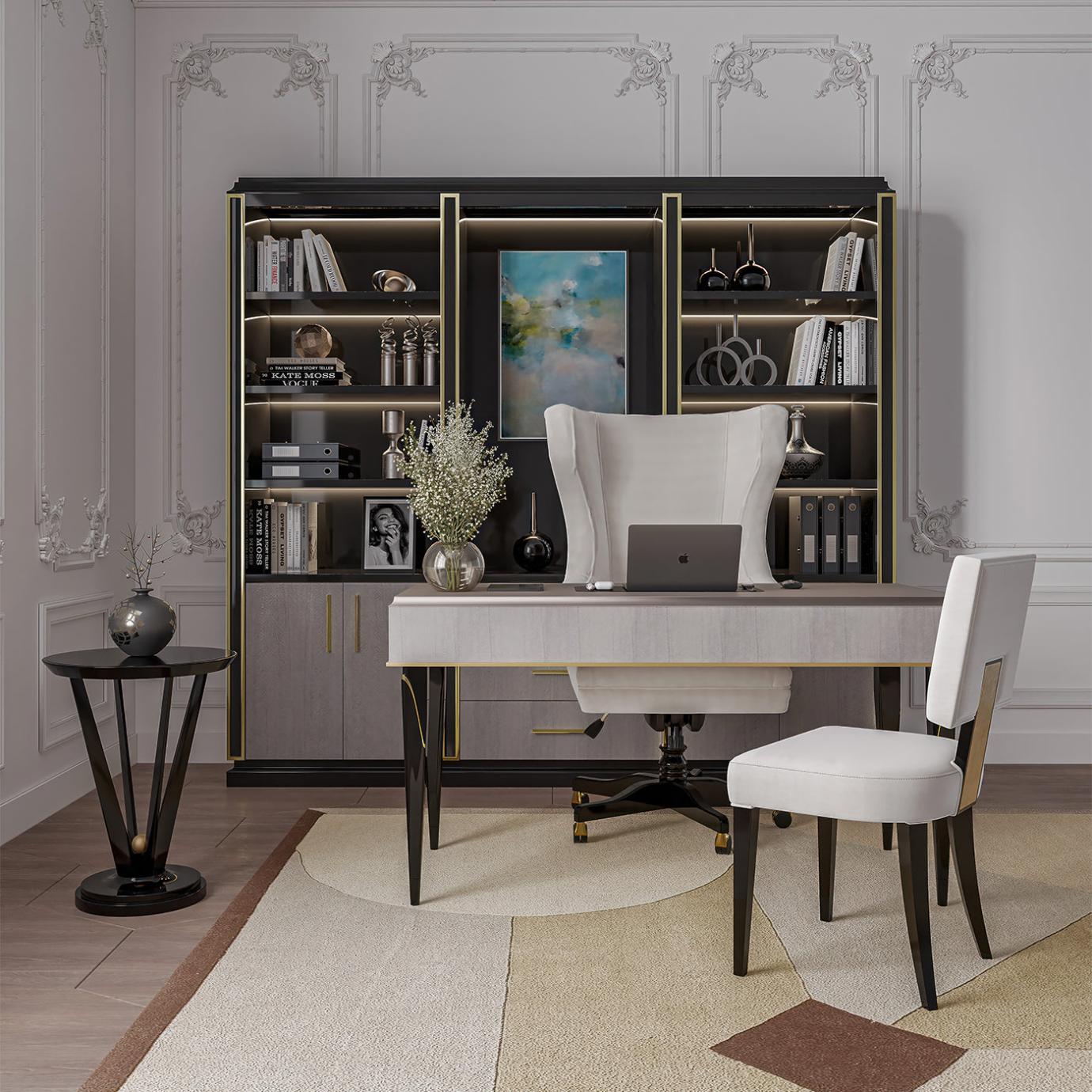 Black Side Table C