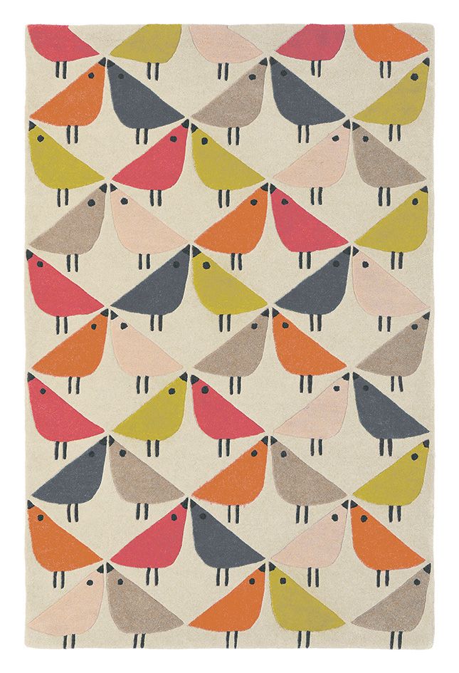 Living Lintu Rhubarb Handwoven Rug
