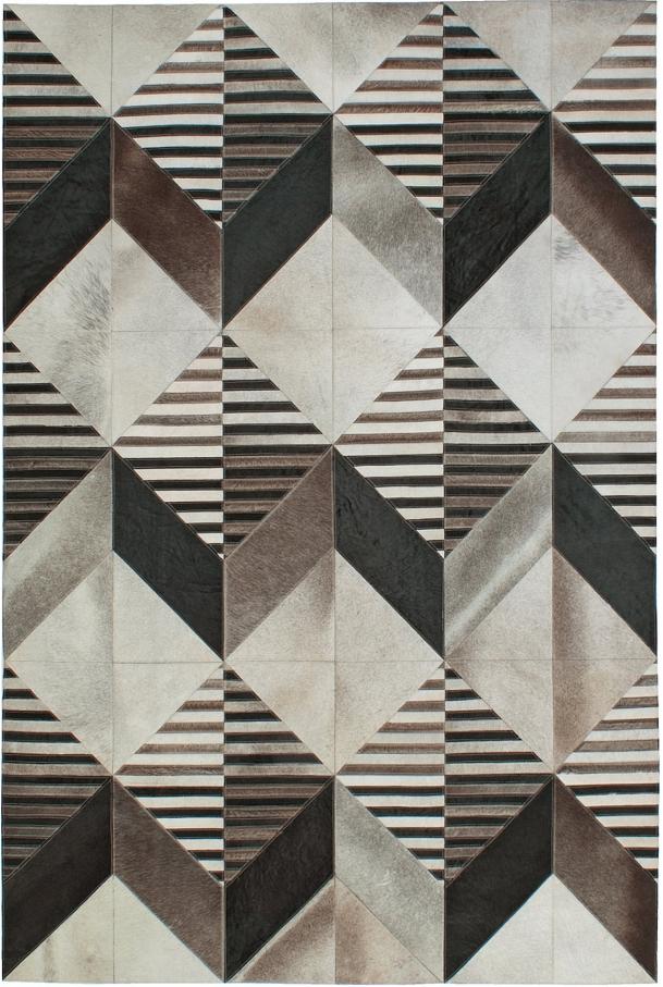 Newville Cowhide Handwoven Rug ☞ Size: 8' 2" x 11' 6" (250 x 350 cm)