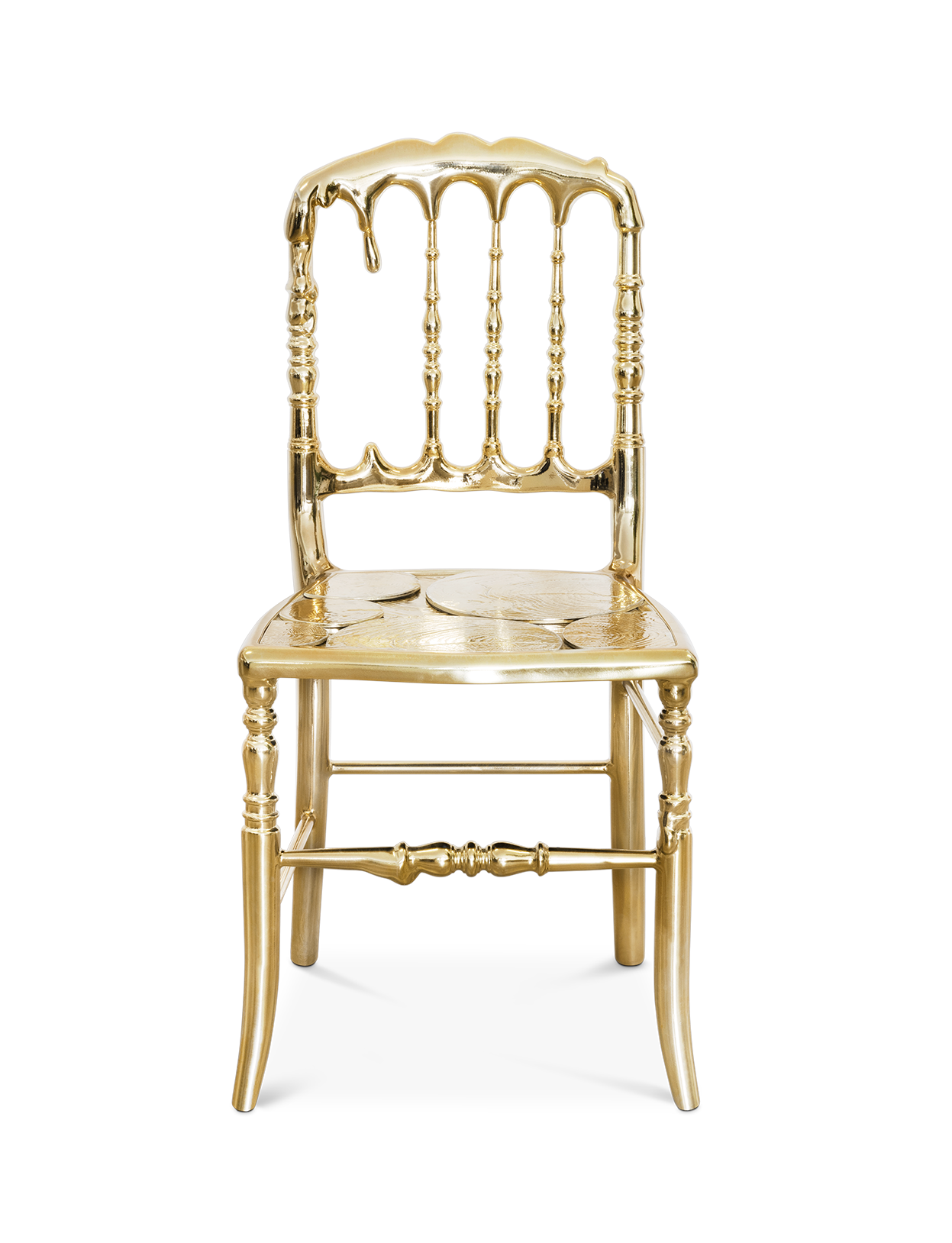 Empyrean Gold Accent Chair