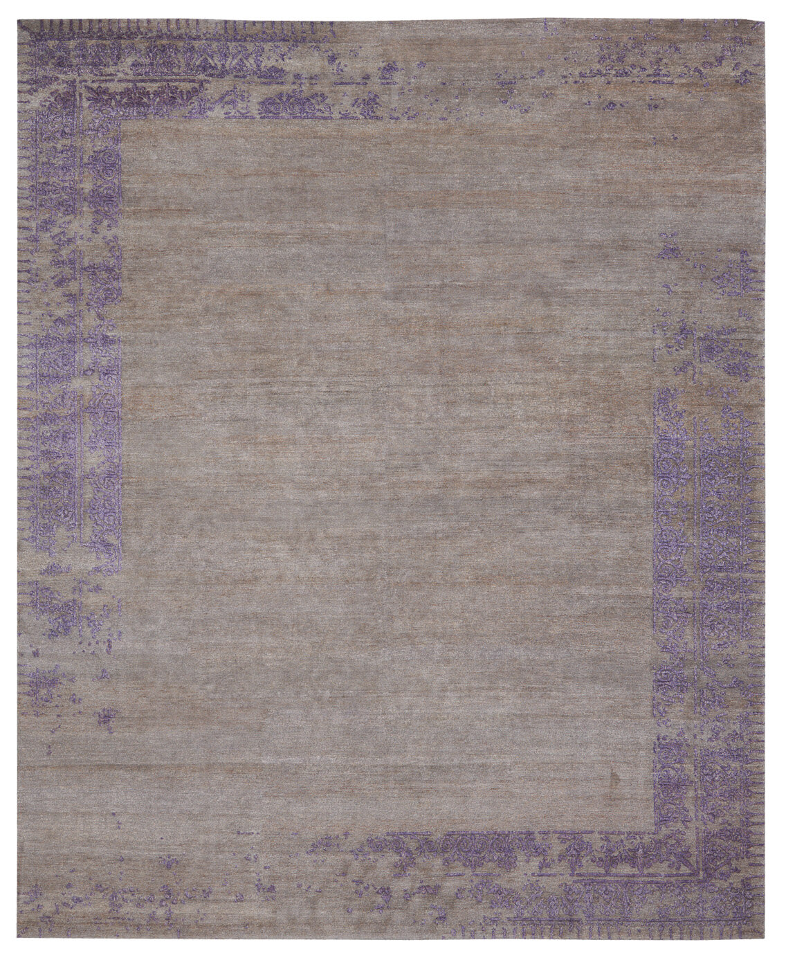 Wool / Silk Ferrara Purple Rug