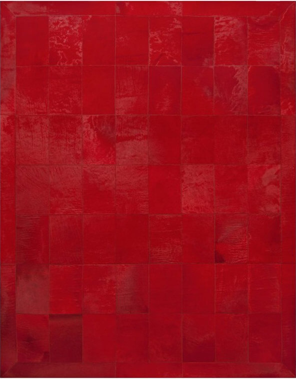 Andronicus Red Cowhide Rug