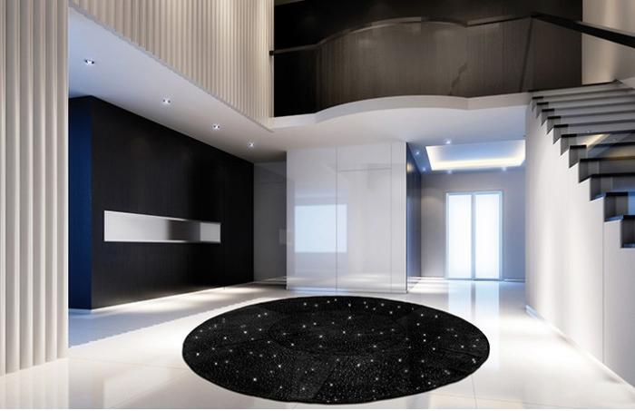 Diamond Luxury Round Sitap Rug