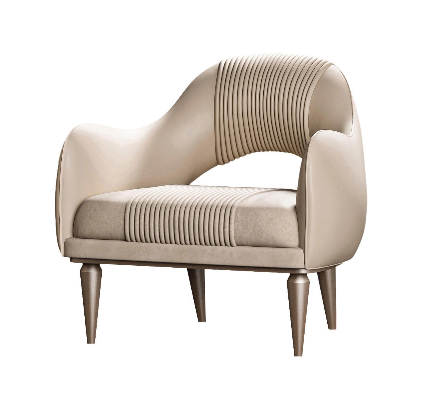 Exquisite Cream Armchair