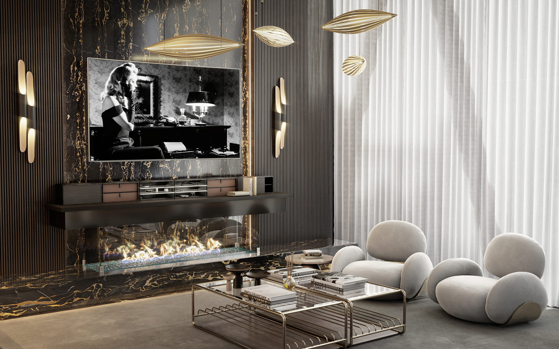 Capsule Suspension Lamp - 9